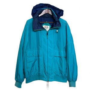 McGregor Vintage Windbreaker Jacket Men's Large 90s Teal High and Dry Athletic